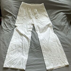 White John Galt Brandy Melville wide leg sweatpants